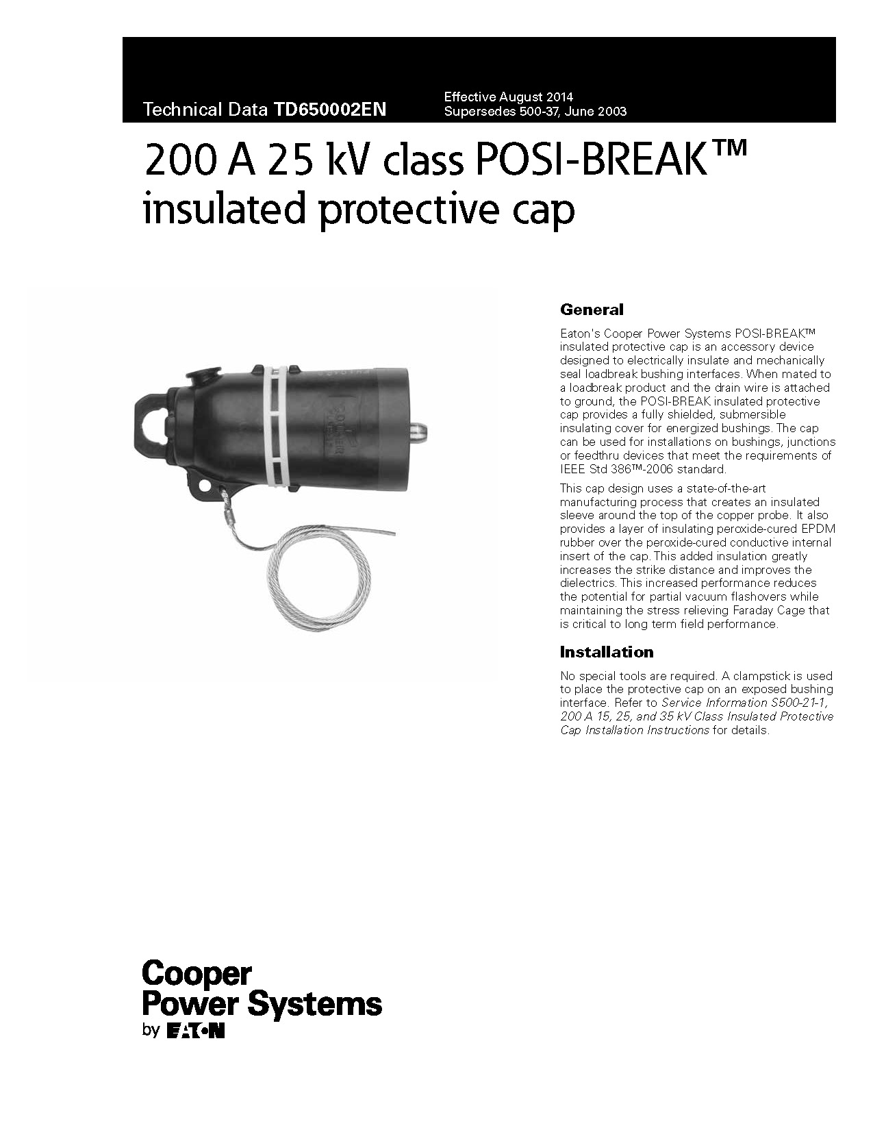 200A-25kV-POSI-BREAK-Protective-Cap_TD650002EN_Page_1