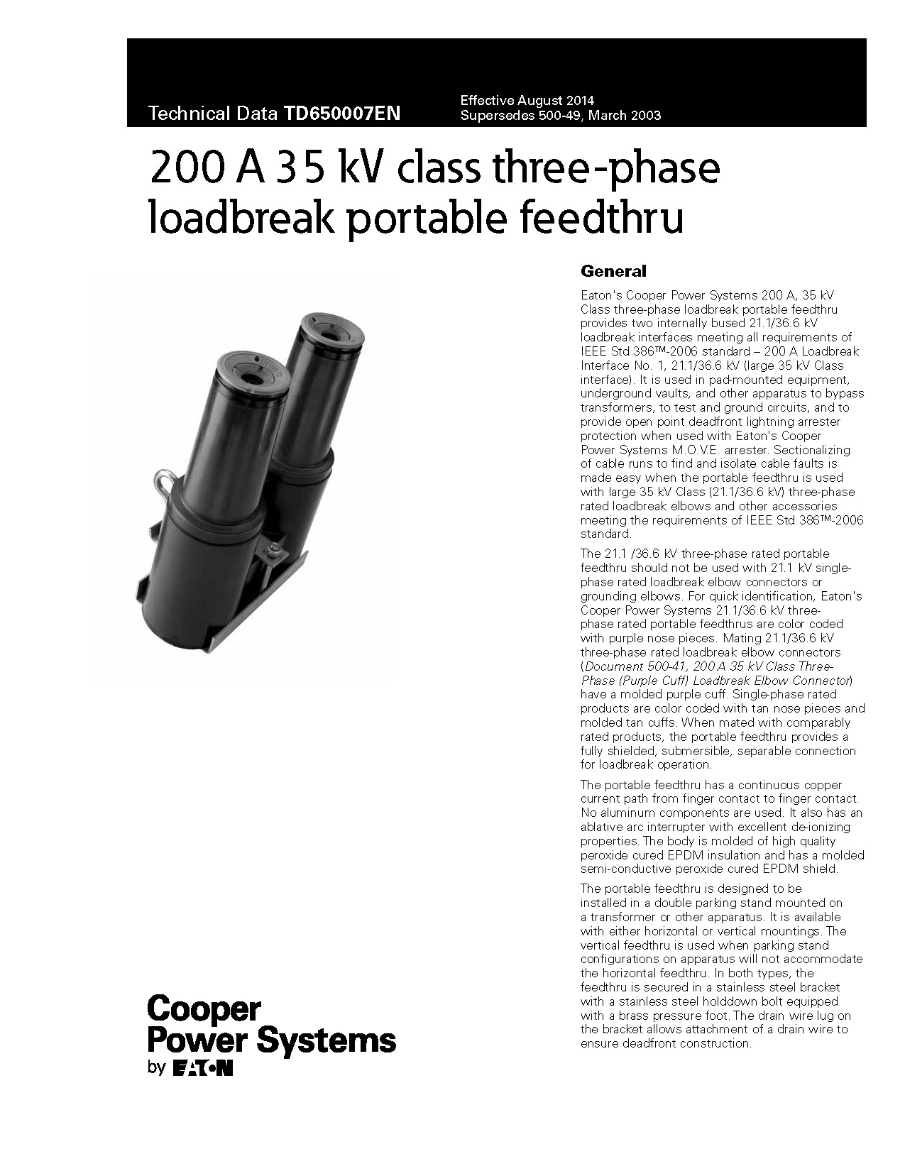 200A-35kV-Three-Phase-Loadbreak-Portable-Feedthru_TD650007EN_Page_1